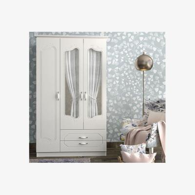 The Range Linda 3 Doors and 2 Drawers Wardrobe white - White