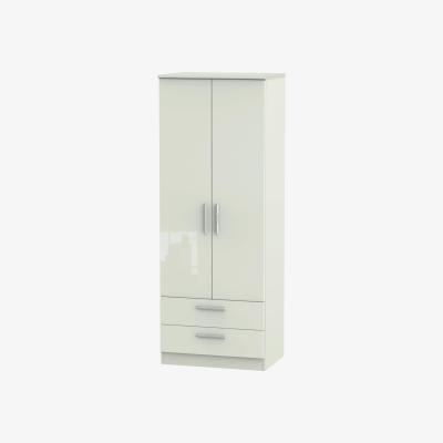 The Range Kensington Kashmir Two Drawer Wardrobe - Kashmir