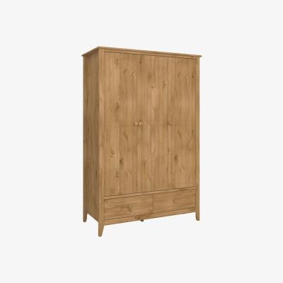The Range Heston 3-Door Wardrobe - Pine