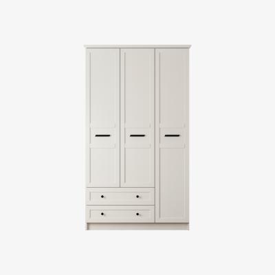 The Range DAISY 3 Door 2 Drawer Wardrobe - White
