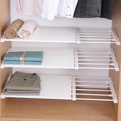 The Range Extendable Plastic and Steel Closet Shelf - White