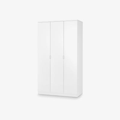 The Range Manhattan 3 Door Wardrobe - White - White