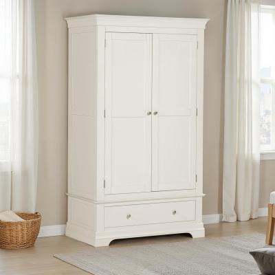 The Range Bordeaux 2 Door Wardrobe (Part Assembled) - Ivory