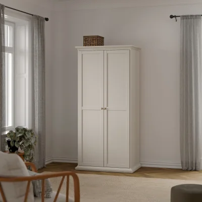 The Range Paris Wardrobe with 2 Doors - Cashmere