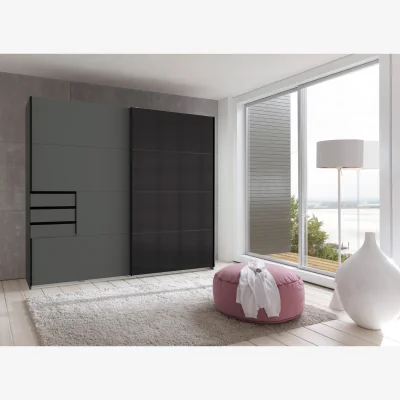 The Range Saigon 225CM black glass graphite - Graphite
