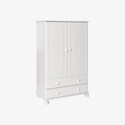 The Range Jonas & James Cecilia Two Door Two Drawer Combi Wardrobe - Off-White