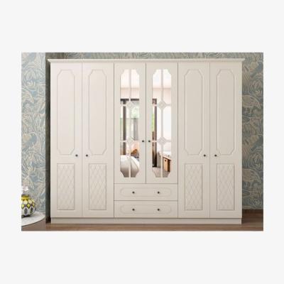 The Range Aspendos 6 Doors 2 Drawers Wardrobe - White