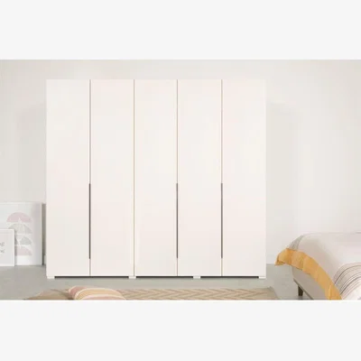 The Range Luke 5 Door Wardrobe - White