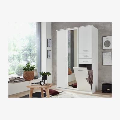 The Range Frankfurt 3 Door Wardrobe - White