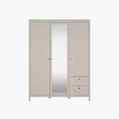 The Range Madrid Mirrored Wardrobe - Cashmere