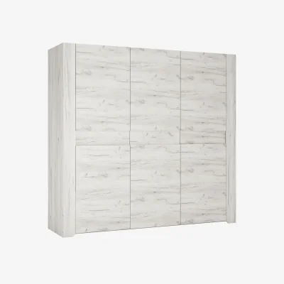 The Range Angel 3 Door Wardrobe - White