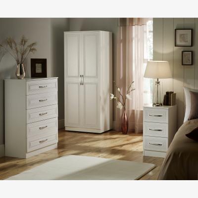 The Range Dorset Ready Assembled 2ft6in Plain Wardrobe - Signature White