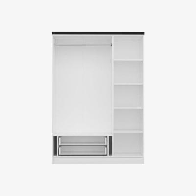 The Range Kale Plus 3 Doors and 2 Drawers Wardrobe  white - White
