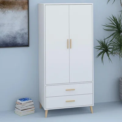 The Range Kingston Double Wardrobe - White