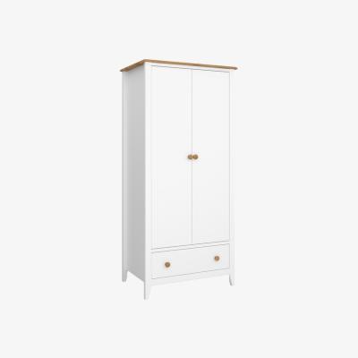 The Range Heston 2-Door Wardrobe - White