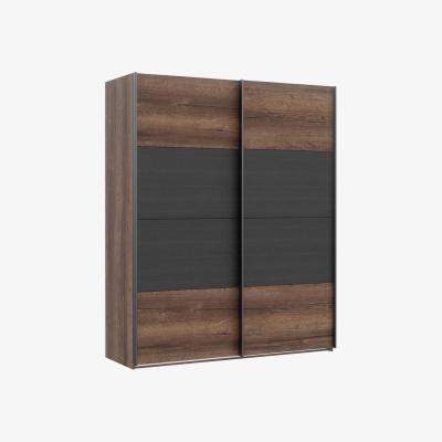 The Range Large 2 Door Dark Oak Sliding Wardrobe - Dark Oak
