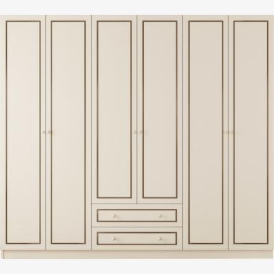 The Range CLEMENT 6 Door 2 Drawer Wardrobe - White