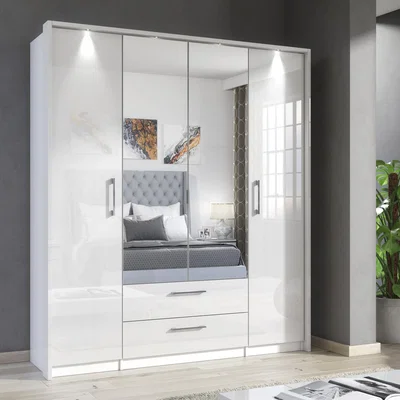 The Range Infinity 4-Door Wardrobe - White