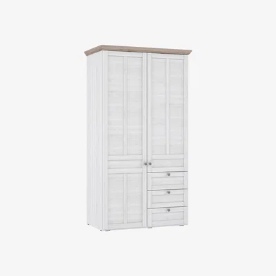 The Range Illopa 2-Door Wardrobe - Snowy Oak
