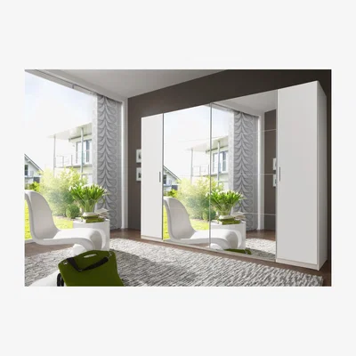 The Range Lotto 227cm White Wardrobe - White