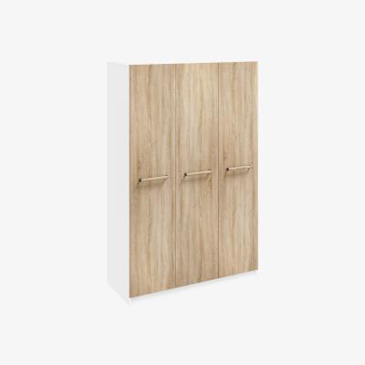 The Range Rio Wardrobe - Oak/Apline White / 3 Door Wardrobe