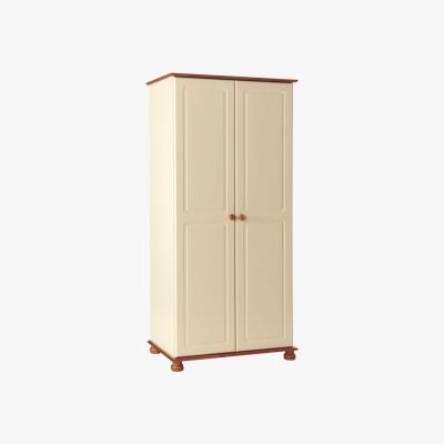 The Range Copenhagen 2-Door Wardrobe - Cream and Pine