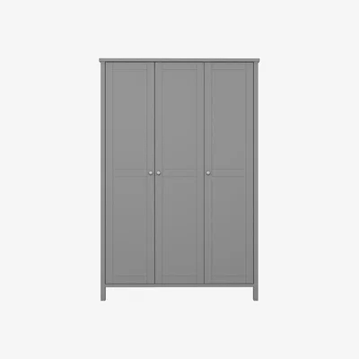 The Range Tromso Three Door Wardrobe - Grey