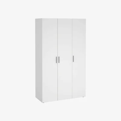 The Range Daejeon 3-Door White Gloss Wooden Wardrobe - White
