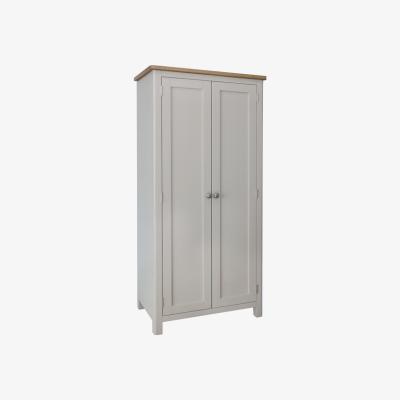 The Range Cambridge 2 Door Full Hanging Wardrobe - Dove Grey