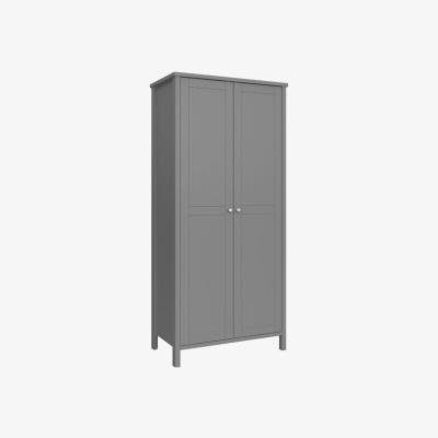The Range Tromso 2-Door Wardrobe - Grey