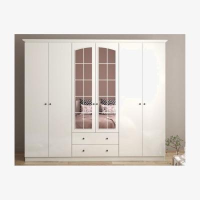 The Range Rose 6 Doors and 2 Drawers Wardrobe - White