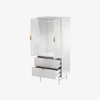The Range Modern design Wardrobe - White
