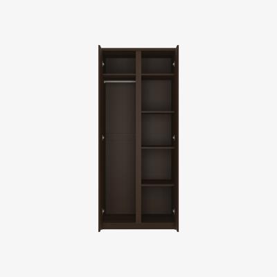 The Range Sevenoaks Two Door Wardrobe - Dark Mahogany