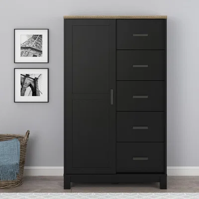 The Range Carver Gentleman's Chest - Black