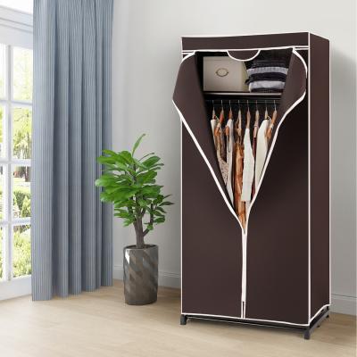 The Range Fabric Closet Cloth Organizer Wardrobe-Coffee - Coffee
