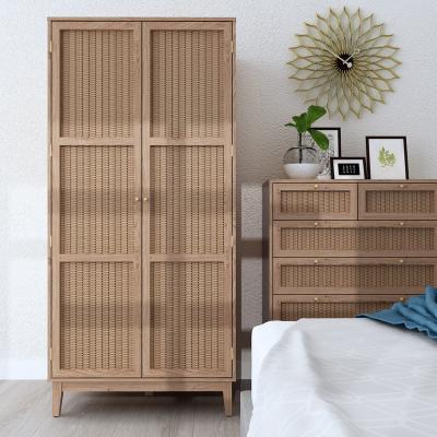 The Range Bordeaux 2-Door Wardrobe - Oak