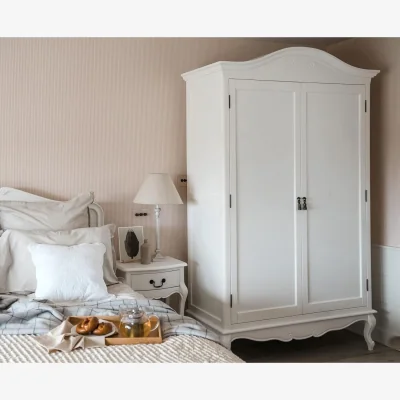 The Range Juliette French Double Wardrobe - White