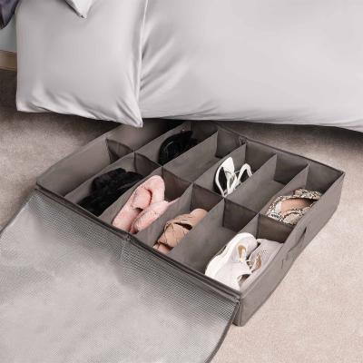 The Range 12 Grid Wardrobe Storage Divider - Charcoal