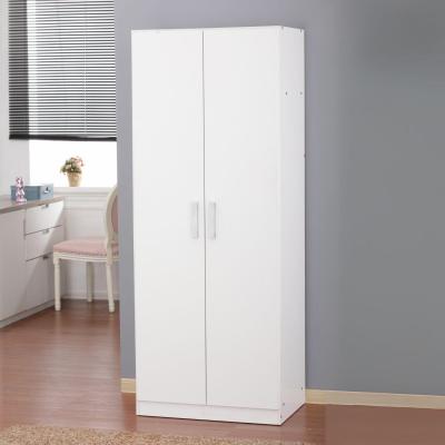 The Range Arla 2 Door Wardrobe Matt White Storage Unit - White