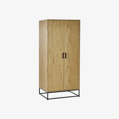 The Range Harlow 2 Door Wardrobe - Brown