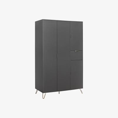 The Range Arlo 4 Door Wardrobe - Charcoal