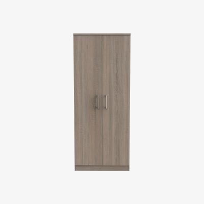 The Range Devon 2ft6in Plain Wardrobe in Darkolino Oak - Darkolino (Dark) Oak