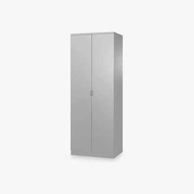 The Range Manhattan 2 Door Wardrobe - Grey - Grey