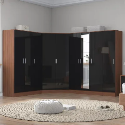 The Range Reflect Wardrobe Bundle High Gloss