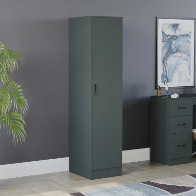 The Range Vida Designs Riano 1 Door Wardrobe - Jasper Green