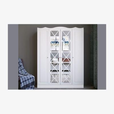 The Range Alfia 4 Doors Wardrobe 140 cm - White