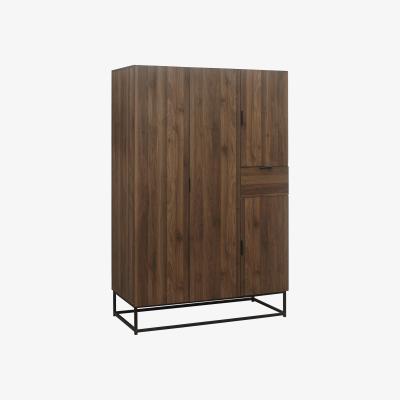 The Range Houston 4 Door Wardrobe - Walnut