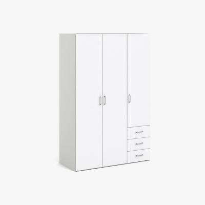 The Range Space 3-Door 3-Drawer Wardrobe