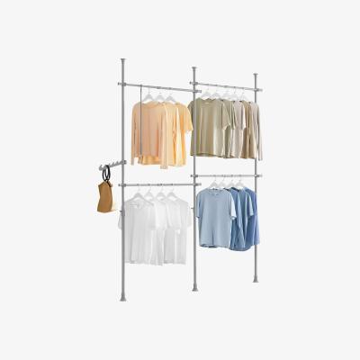 The Range Shanell 138cm - 235cm Wide Clothes Storage System - Grey