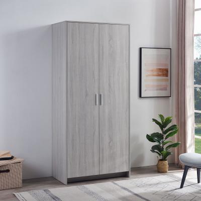 The Range Hartley 2 Door Wardrobe - Light Grey
